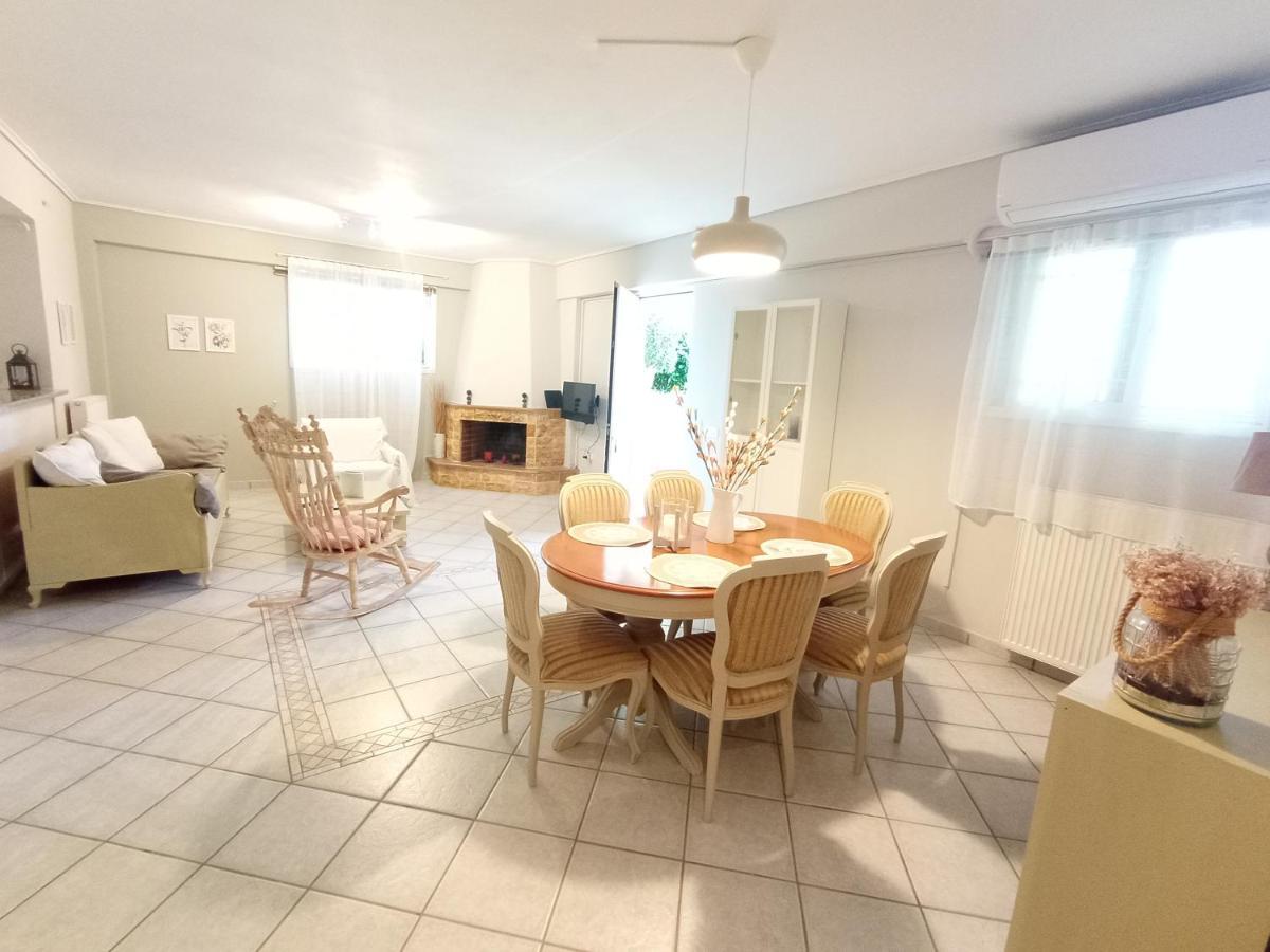 Galini Apartment Near Sea, Port And Airport Artemida  Luaran gambar