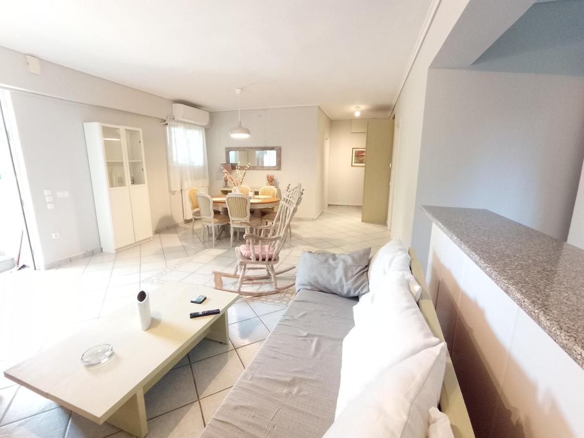 Galini Apartment Near Sea, Port And Airport Artemida  Luaran gambar