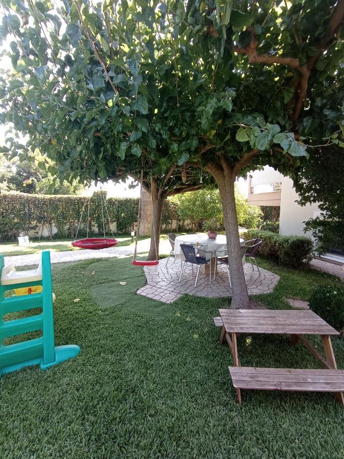Galini Apartment Near Sea, Port And Airport Artemida  Luaran gambar